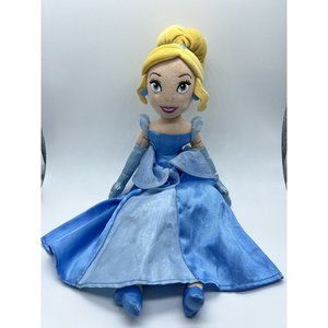 Walt Disney Store Princess Cinderella Plush Doll Snuggle Cuddle Tall 21"